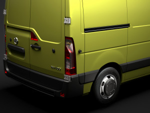 nissan nv 400 l1h2 van 2020 3D-Modell