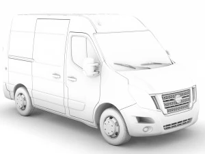 nissan nv 400 l1h2 van 2020 3D Model