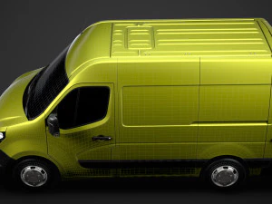 nissan nv 400 l1h2 van 2020 3D Model