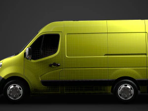 nissan nv 400 l1h2 van 2020 3D Model