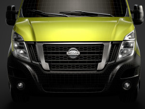 nissan nv 400 l1h2 van 2020 3D-Modell