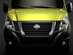 nissan nv 400 l1h2 van 2020 3D Model