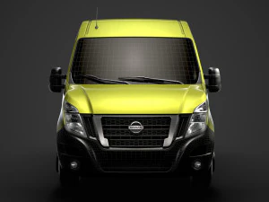 nissan nv 400 l1h2 van 2020 3D Model