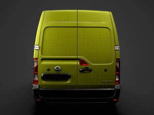 nissan nv 400 l1h2 van 2020 3D Model