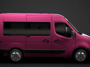 nissan nv 400 l1h2 windowvan 2020 3D Model