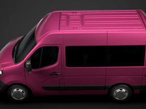 nissan nv 400 l1h2 windowvan 2020 3D Model
