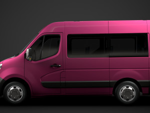 nissan nv 400 l1h2 windowvan 2020 3Dモデル