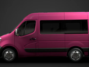 nissan nv 400 l1h2 windowvan 2020 3D Model