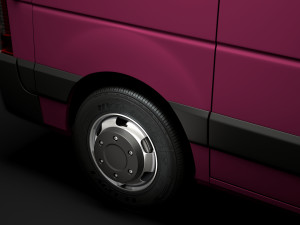 nissan nv 400 l1h2 windowvan 2020 3Dモデル