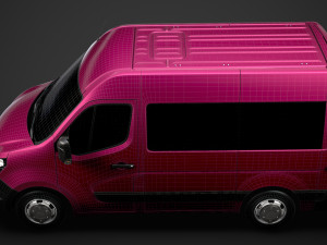 nissan nv 400 l1h2 windowvan 2020 3Dモデル