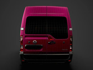 nissan nv 400 l1h2 windowvan 2020 3D Model