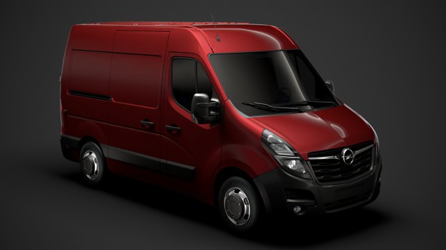 opel movano l1h2 van 2020 3D in 3DExport