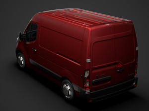 opel movano l1h2 van 2020 3D 模型