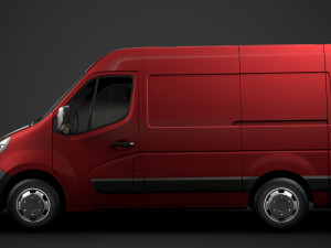 opel movano l1h2 van 2020 3D 模型