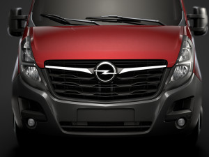 opel movano l1h2 van 2020 3D 模型