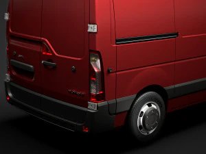 opel movano l1h2 van 2020 3D Model