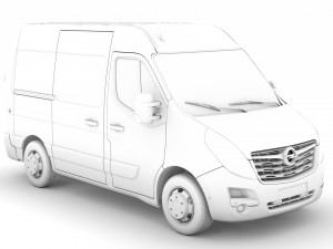 opel movano l1h2 van 2020 3D 模型