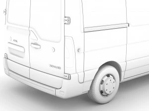 opel movano l1h2 van 2020 3D Model