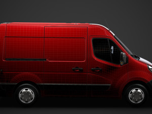 opel movano l1h2 van 2020 3D 模型