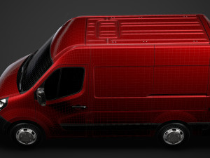 opel movano l1h2 van 2020 3D 模型