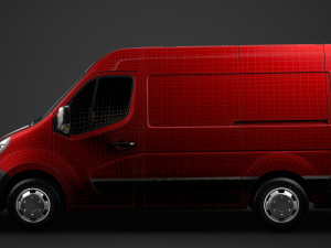 opel movano l1h2 van 2020 3D 模型