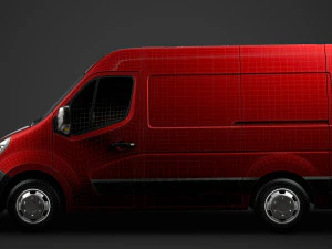 opel movano l1h2 van 2020 3D Model