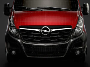 opel movano l1h2 van 2020 3D Model