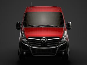 opel movano l1h2 van 2020 3D 模型