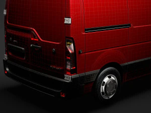 opel movano l1h2 van 2020 3D Model