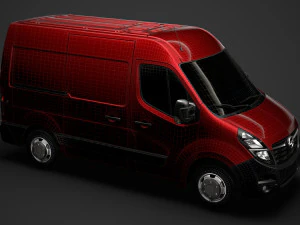 opel movano l1h2 van 2020 3D Model