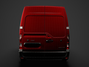 opel movano l1h2 van 2020 3D 模型