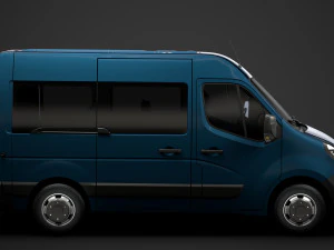 opel movano l1h2 windowvan 2020 3D Model