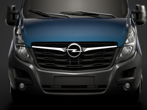 opel movano l1h2 windowvan 2020 Modelo 3D