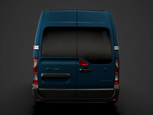 opel movano l1h2 windowvan 2020 3D Model