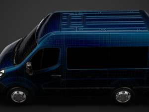 opel movano l1h2 windowvan 2020 Modelo 3D