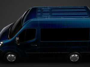opel movano l1h2 windowvan 2020 3D Model
