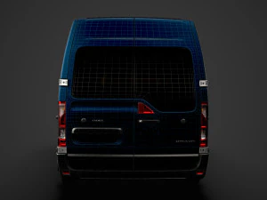 opel movano l1h2 windowvan 2020 3D Model