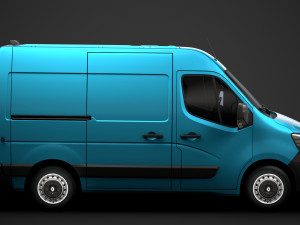 renault master l1h2 van 2020 Modèle 3D