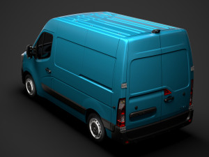 renault master l1h2 van 2020 Modèle 3D