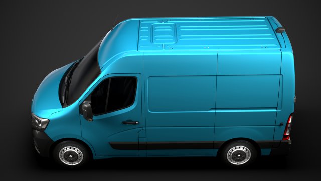 renault master l1h2 van 2020 3D in 3DExport