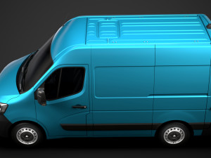 renault master l1h2 van 2020 Modèle 3D