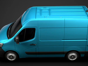 renault master l1h2 van 2020 3D Model