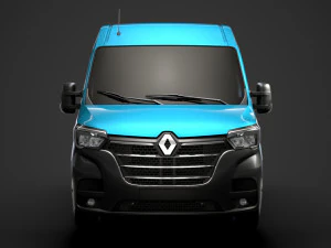 renault master l1h2 van 2020 3D Model