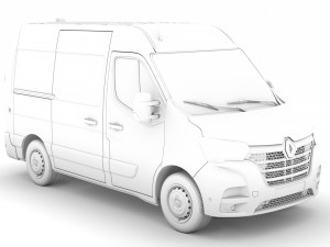 renault master l1h2 van 2020 Modèle 3D