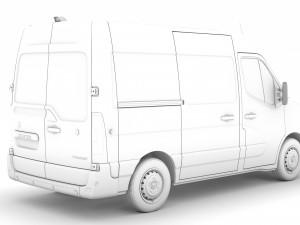 renault master l1h2 van 2020 Modèle 3D