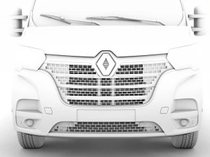 renault master l1h2 van 2020 3D Model