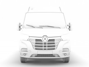 renault master l1h2 van 2020 Modèle 3D