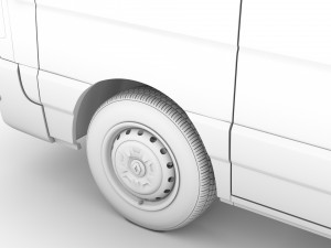 renault master l1h2 van 2020 Modèle 3D