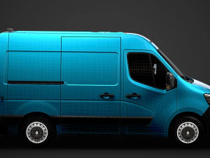 renault master l1h2 van 2020 3D Model