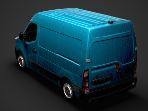 renault master l1h2 van 2020 Modèle 3D